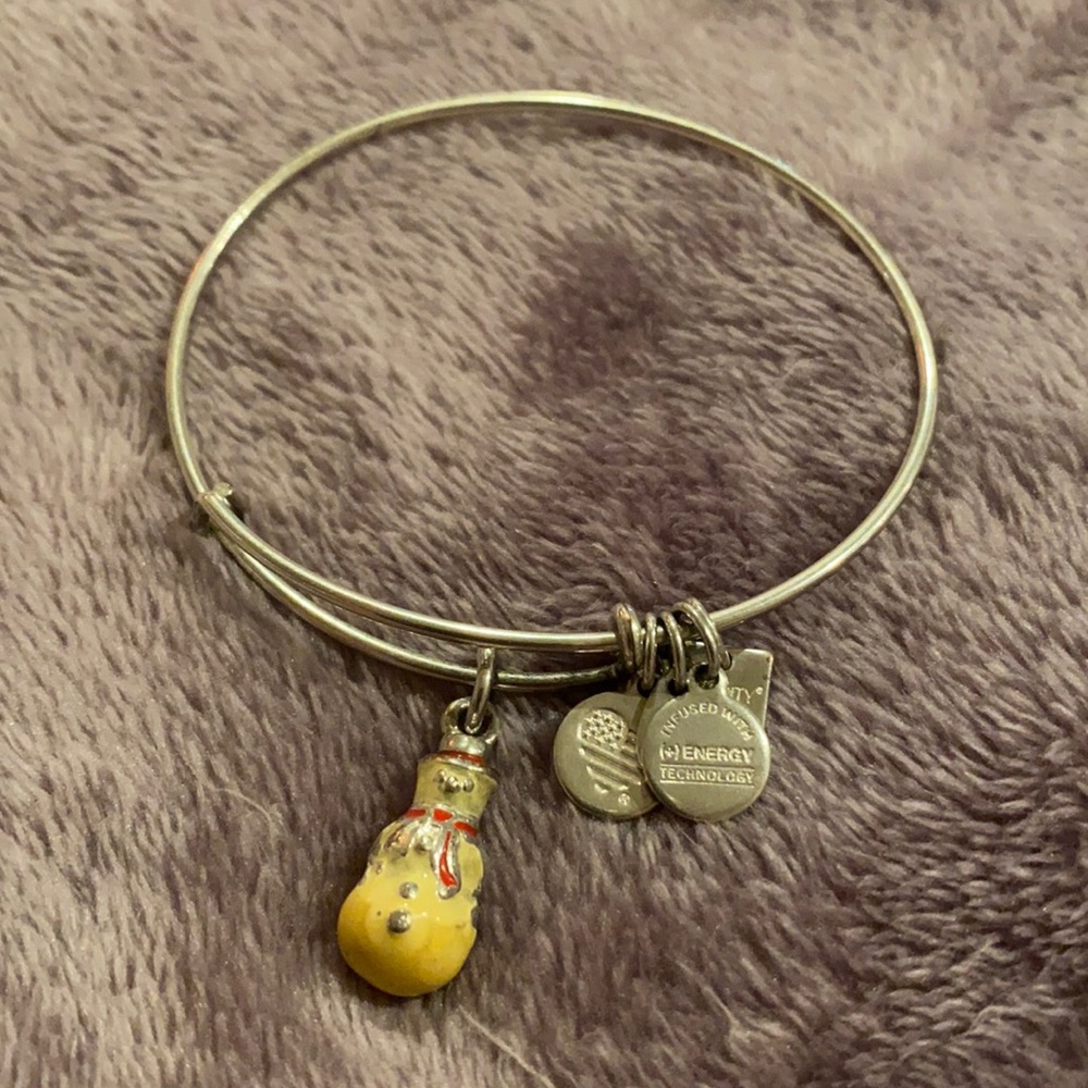 Alex & Ani snowman bracelet